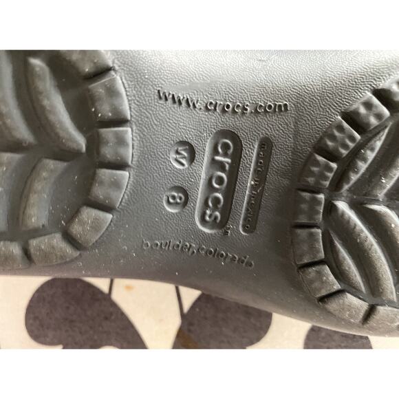 Crocs Kadee Women’s Size W8 Black Ballet Flats Closed Toe Shoes - Picture 12 of 12